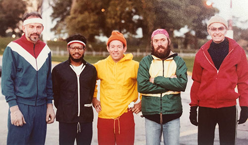 Bix running crew Bill Barker Karl Ungurean